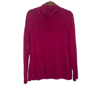 5/$25 J. Jill Turtle Cowl Neck  Sweater Fuchsia Pink XL Long Sleeves
